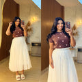 Combo saia + blusa - gloria