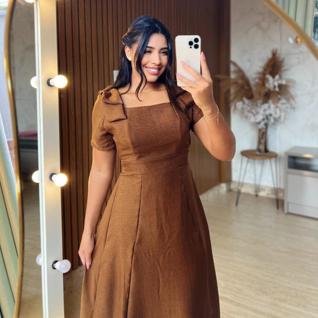 Vestido Miriam longo