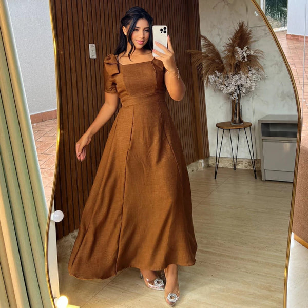 Vestido Miriam longo
